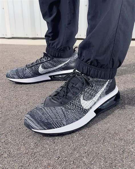 Nike Air Max Flyknit Racer Black White Men's